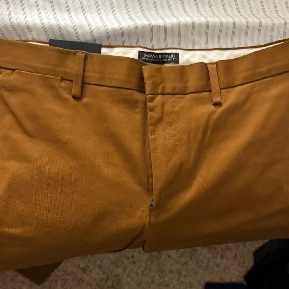 Banana Republic Rapid Movement Chino - Warm Brown/Tan